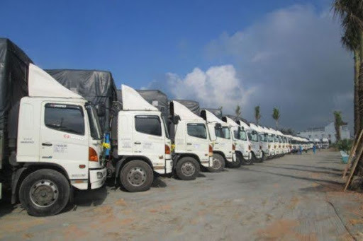 Đội xe vận chuyển đa dạng trọng tải của Vận Tải Sài Gòn 24H