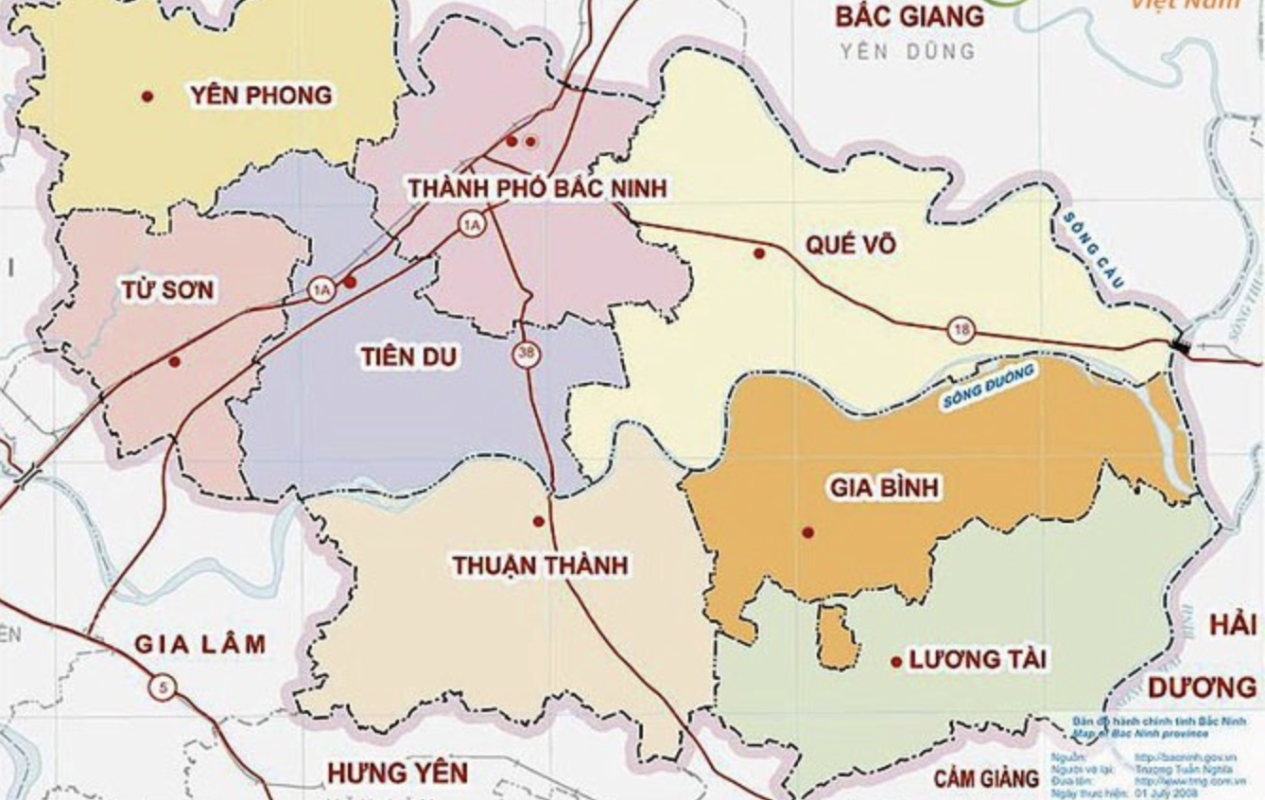 Chành xe gửi hàng đi Bắc Ninh từ HCM