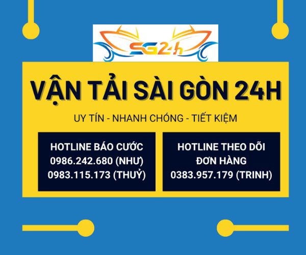 Vận Tải Sài Gòn 24h đảm bảo thời gian chuyển phát nhanh từ HCM ra HN